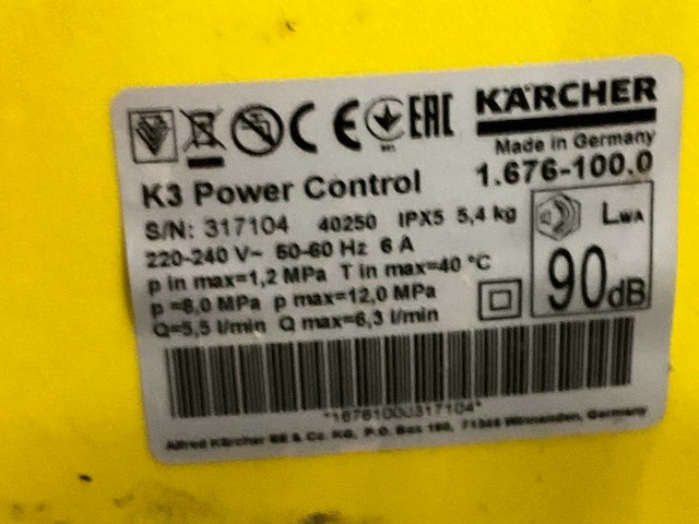 Karcher k3 power control hogedrukreiniger - afbeelding 2 van  10