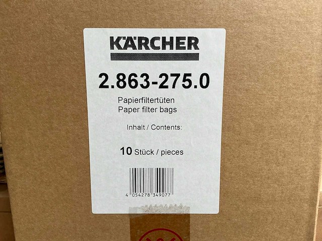 Kärcher kfi222 paper filter bag (50x) - afbeelding 3 van  3