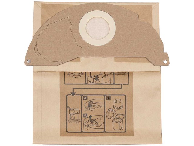 Kärcher kfi222 paper filter bag (50x) - afbeelding 1 van  4