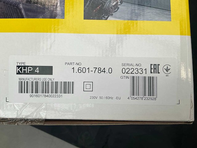 Kärcher khp4 hogedrukreiniger - afbeelding 3 van  3