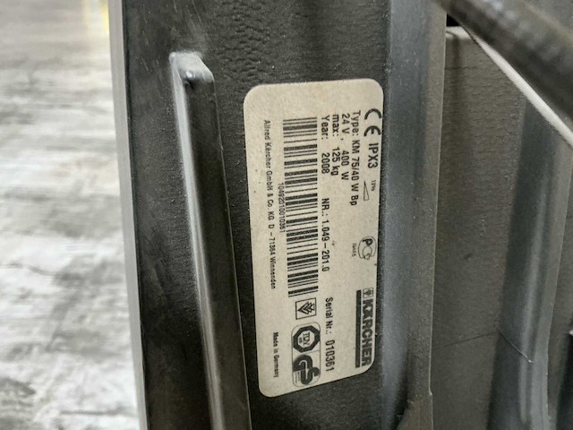 Kärcher km 75/40w veegmachine - afbeelding 2 van  11