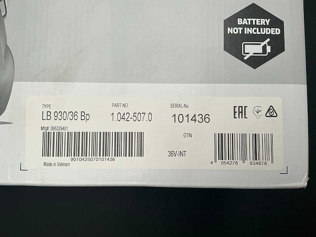 Kärcher lb930/36 bladblazer - afbeelding 4 van  5