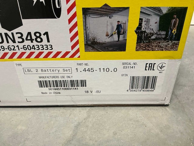 Kärcher lbl2 accu set bladblazer - afbeelding 3 van  5