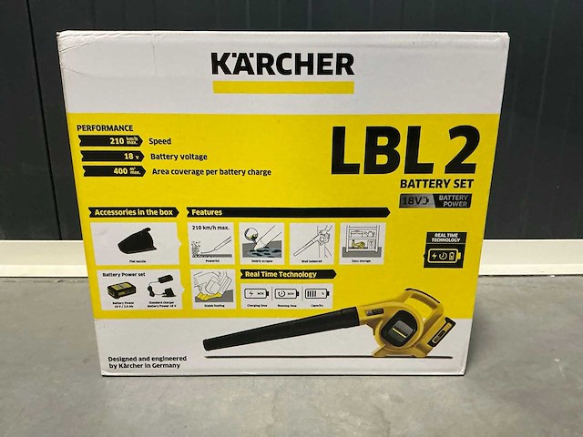Kärcher lbl2 accu set bladblazer - afbeelding 4 van  5
