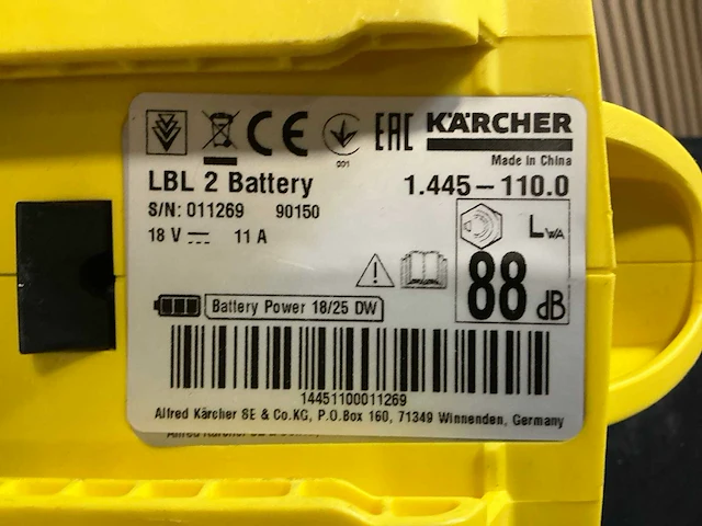 Kärcher lbl2 battery bladblazer - afbeelding 5 van  6