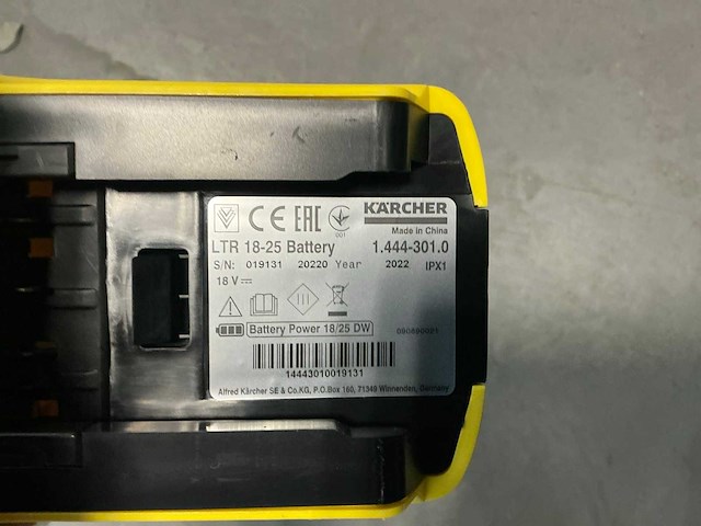 Kärcher ltr 18-25 battery kantemaaier - afbeelding 6 van  6