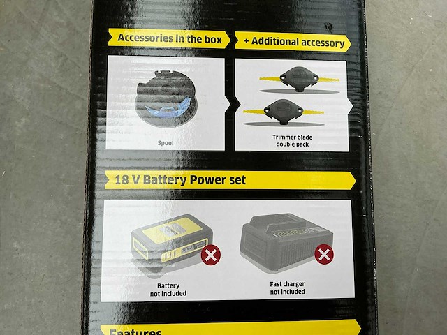 Kärcher ltr 18-30 grastrimmer - afbeelding 4 van  4