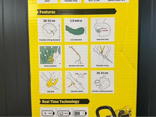 Kärcher ltr 36-33 battery set kantenmaaier - afbeelding 4 van  6