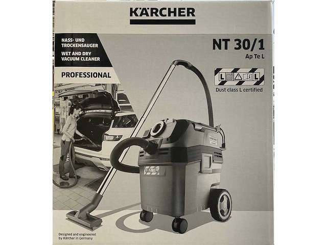 Kärcher nt 30/1 ap te l professionele industriële stofzuiger - afbeelding 1 van  1