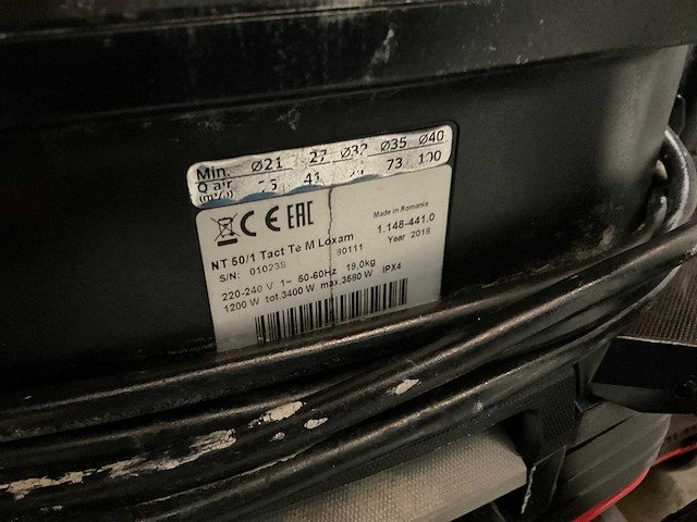 Karcher nt 50/1 tact te industriële stofzuiger (2x) - afbeelding 4 van  6