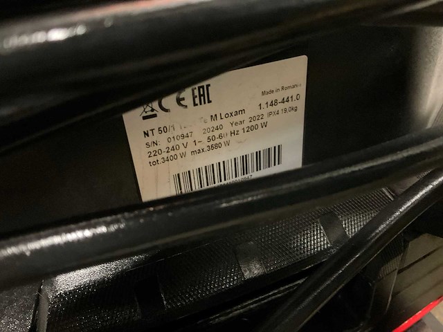 Karcher nt 50/1 tact te industriële stofzuiger - afbeelding 3 van  5