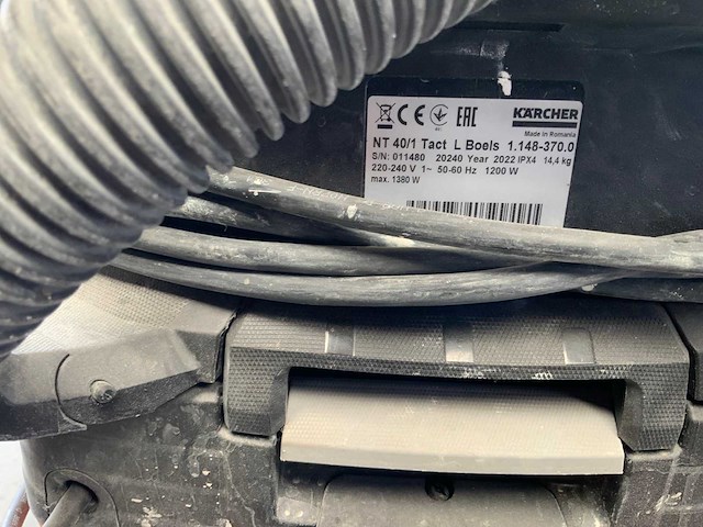 Kärcher nt40/1 industriële stofzuiger - afbeelding 5 van  5
