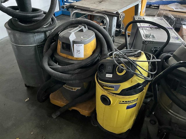 Karcher nt55/1 eco en ghibli industriële stofzuiger (2x) - afbeelding 1 van  2