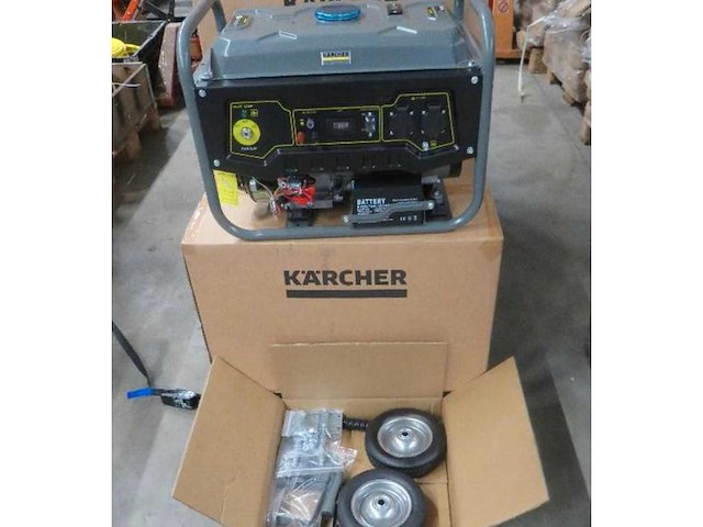Kärcher pgg 3/1 – 3 kw benzine aggregaat – generator voor noodstroom - afbeelding 2 van  8