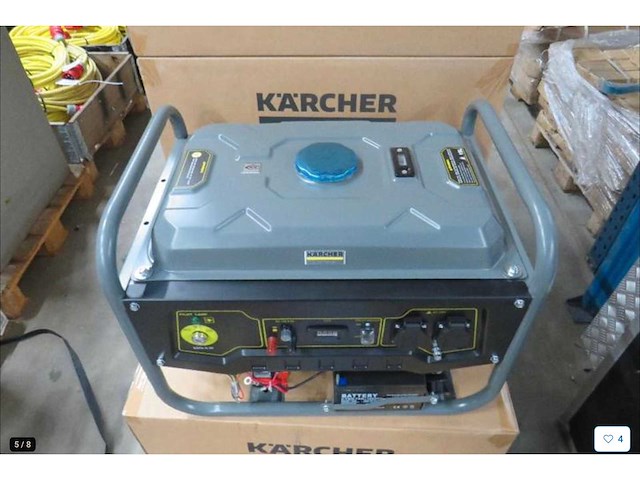 Kärcher pgg 3/1 – 3 kw benzine aggregaat – generator voor noodstroom - afbeelding 6 van  8