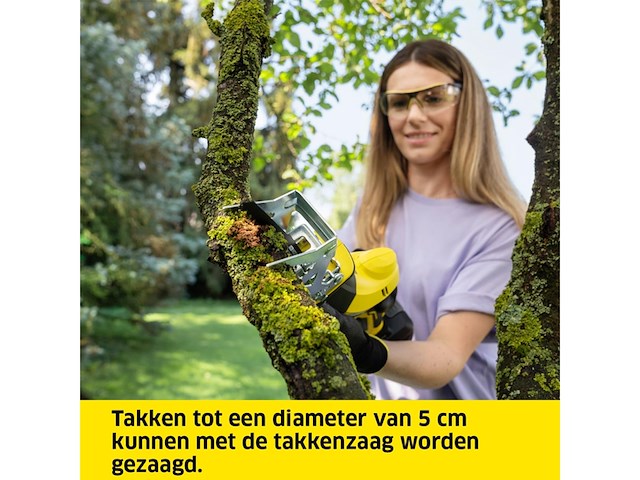 Kärcher pgs 4-18 accu-kettingzaag 8 v voor het snoeien van takken - afbeelding 4 van  5