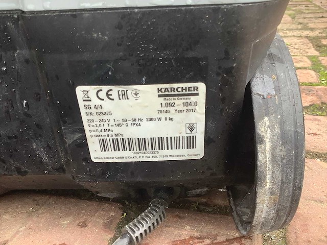 Karcher professional sg 4/4 stoomreiniger - afbeelding 5 van  5