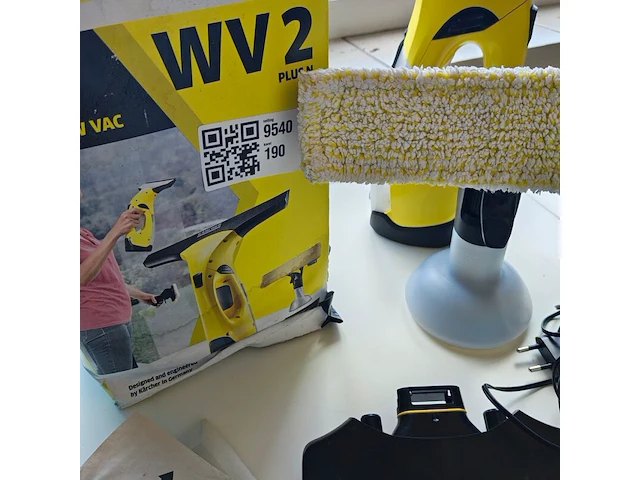 Kärcher ramenwasser, kärcher, wv2+n, geel - afbeelding 3 van  3