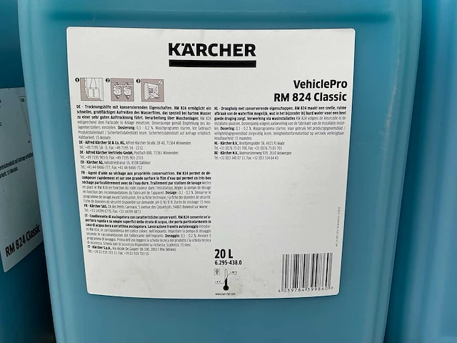 Kärcher rm824 classic superparelwas 20l - afbeelding 2 van  2