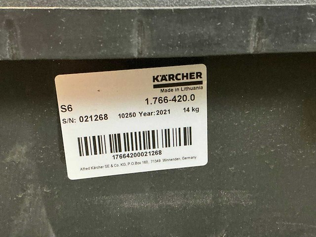 Kärcher s6 industriële veegmachine - afbeelding 6 van  6