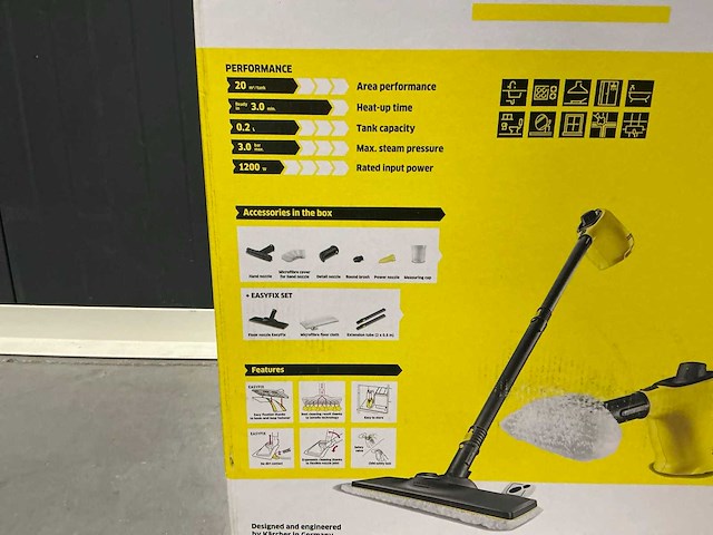 Kärcher sc1 easyfix stoomreiniger - afbeelding 5 van  6