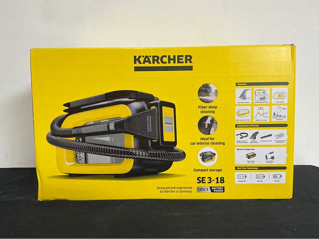 Kärcher se3-18 compact sproei/ extractie stofzuiger - afbeelding 1 van  3