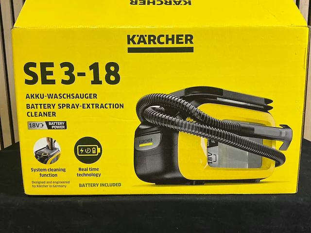 Kärcher se3-18 compact sproei/extractie stofzuiger - afbeelding 3 van  5