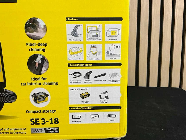 Kärcher se3-18 compact sproei/extractie stofzuiger - afbeelding 2 van  5