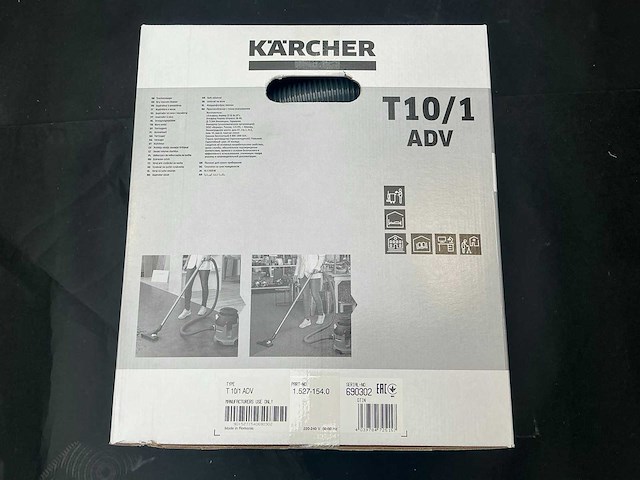 Kärcher t10/1 industriële stofzuiger - afbeelding 2 van  5