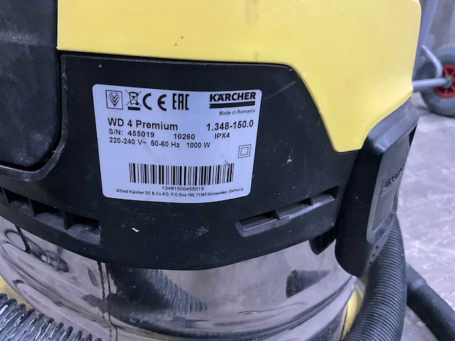 Kärcher wd4 stofzuiger - afbeelding 4 van  4