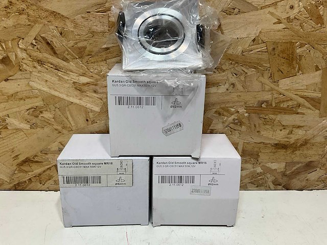 Kardan old smooth rvs inbouwspot (14x) - afbeelding 1 van  5