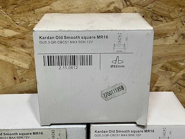 Kardan old smooth rvs inbouwspot (3x) - afbeelding 5 van  5
