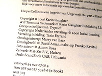 Karin slaughter. triptiek - afbeelding 4 van  5