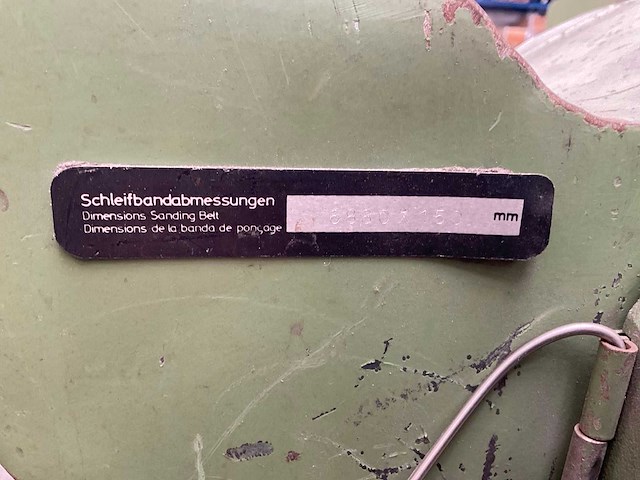 Karl heesemann langbandschuurmachine - afbeelding 8 van  8