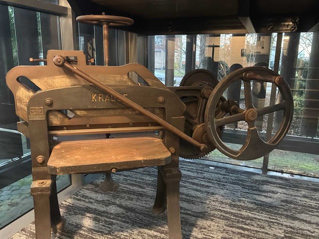 Karl krause papiersnijmachine - afbeelding 6 van  12