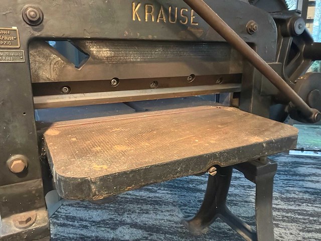 Karl krause papiersnijmachine - afbeelding 10 van  12