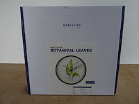Karlsson - botanical leaves - wandklok (40x) - afbeelding 2 van  2
