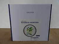 Karlsson - botanical monstera - wandklok (20x) - afbeelding 2 van  2