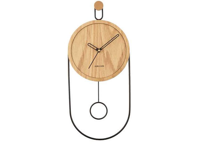 Karlsson - swing - wandklok (20x) - afbeelding 1 van  2