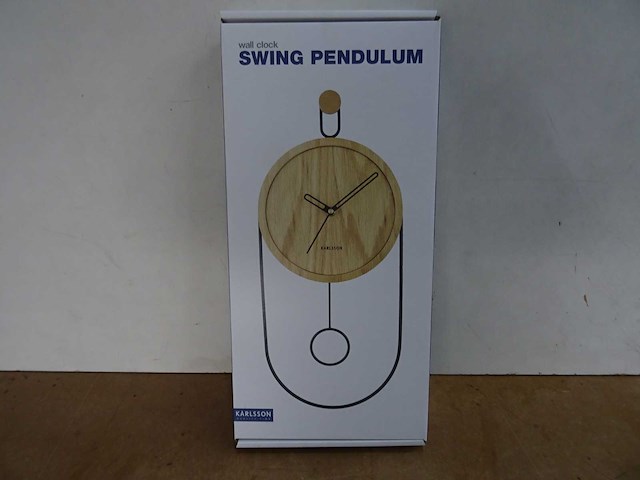 Karlsson - swing - wandklok (20x) - afbeelding 2 van  2