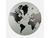 Karlsson - world map - wandklok (20x) - afbeelding 1 van  2