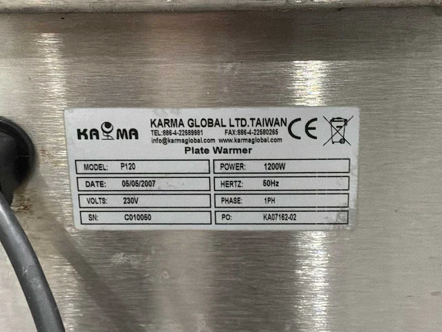 Karma p120 keukenmachine - afbeelding 7 van  7