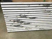 Karo - 61.0028 - 3x akoestische panelen marmerlook grijs - afbeelding 2 van  4
