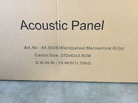 Karo - 61.0028 - 3x akoestische panelen marmerlook grijs - afbeelding 4 van  4