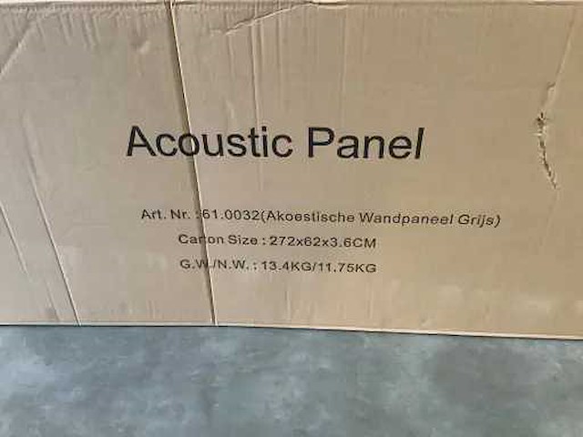 Karo - 61.0032 - 3x akoestische panelen grijs - afbeelding 4 van  4