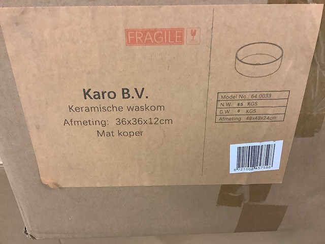 Karo - 64.0033 - waskom 36x36x12 cm - afbeelding 3 van  3