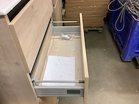Karo - badkamermeubel natural oak 80 cm + wastafel - afbeelding 7 van  8