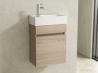 Karo - fontein + meubel walnut 40 cm - afbeelding 1 van  6
