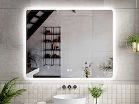Karo - rechthoek - 1008x80cm - badkamerspiegel - afbeelding 1 van  1
