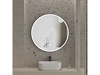 Karo - spiegel rond 90x90 cm + led en verwarming - afbeelding 1 van  3